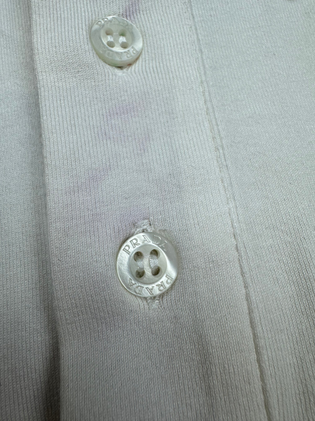 white Prada polo {L}