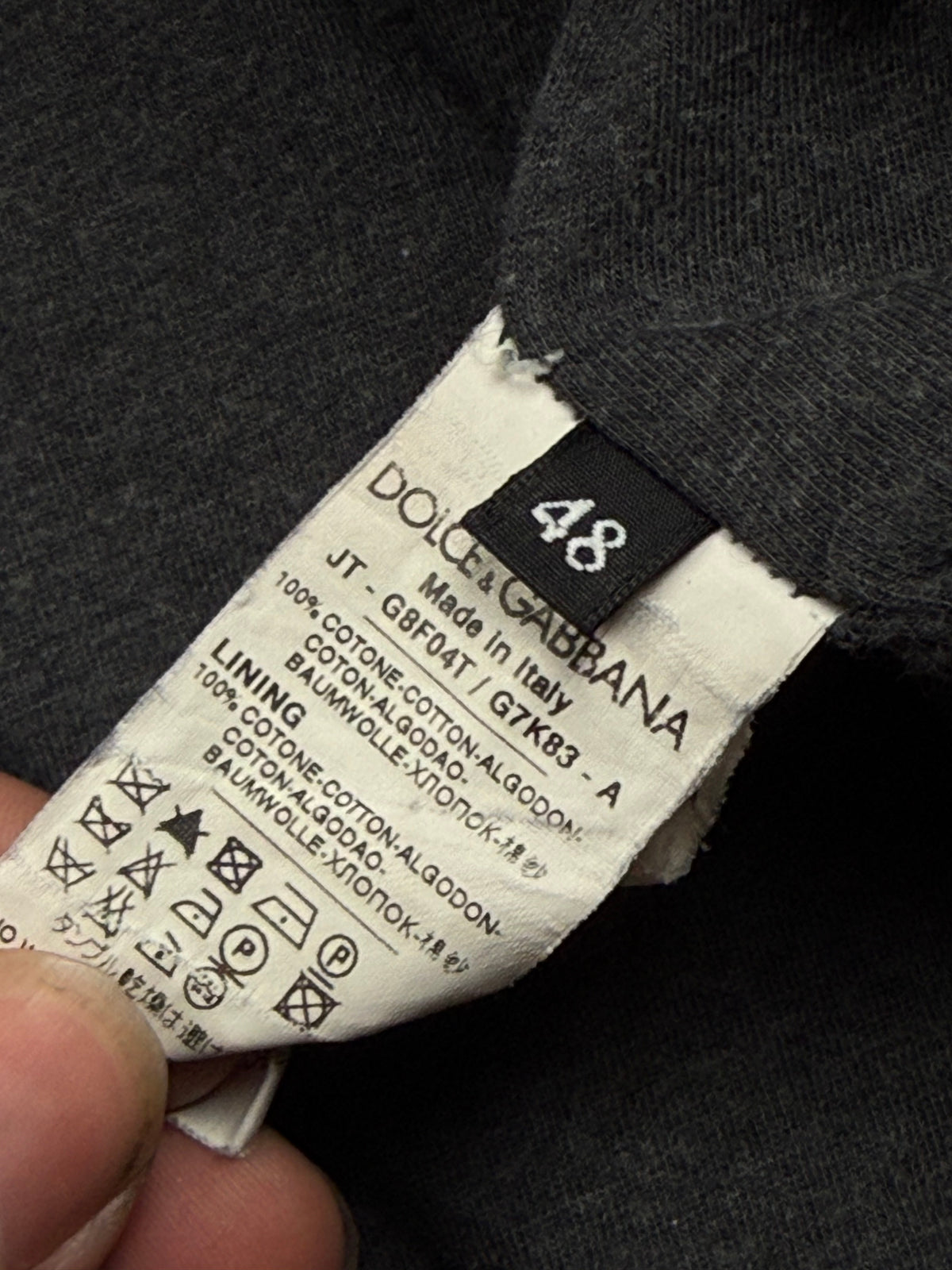 vintage Dolce & Gabbana sweatjacket