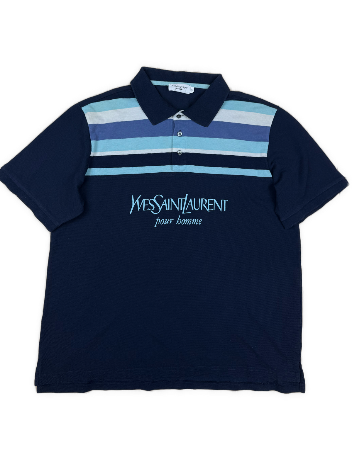 vintage YSL Yves Saint Laurent spellout polo