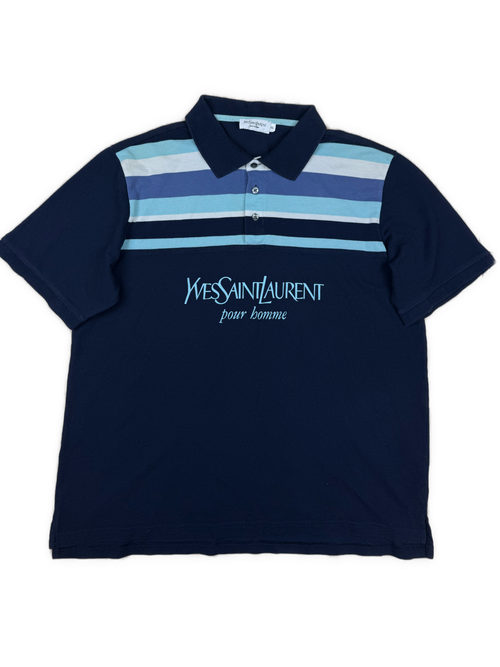 vintage YSL Yves Saint Laurent spellout polo