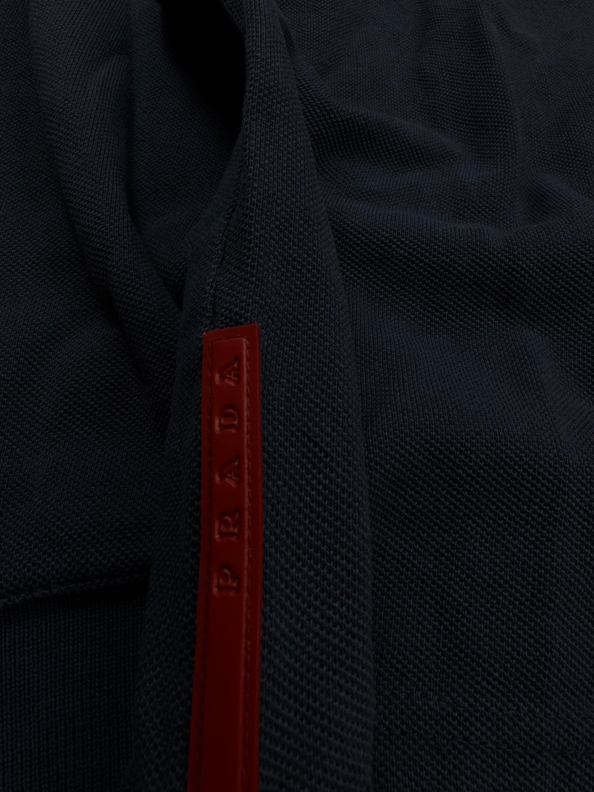 vintage navyblue Prada polo long {L}