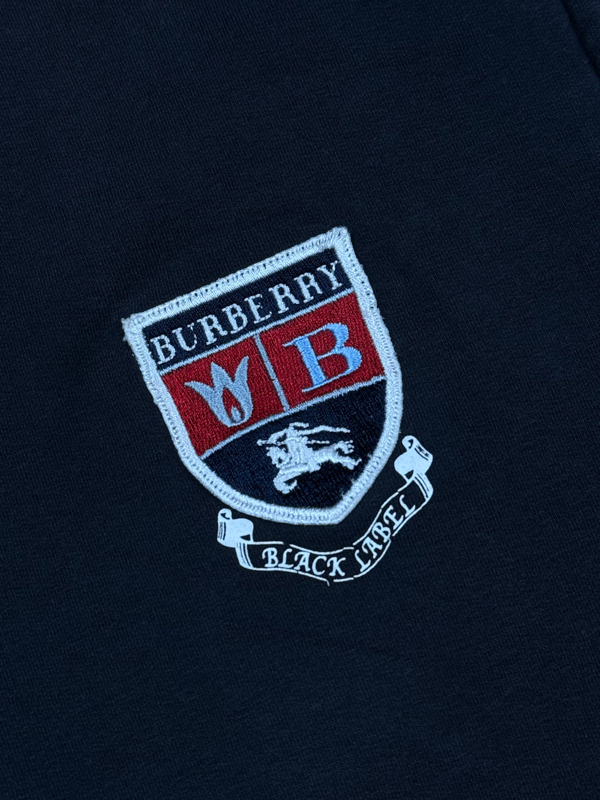 vintage navyblue Burberry Black Label sweatjacket