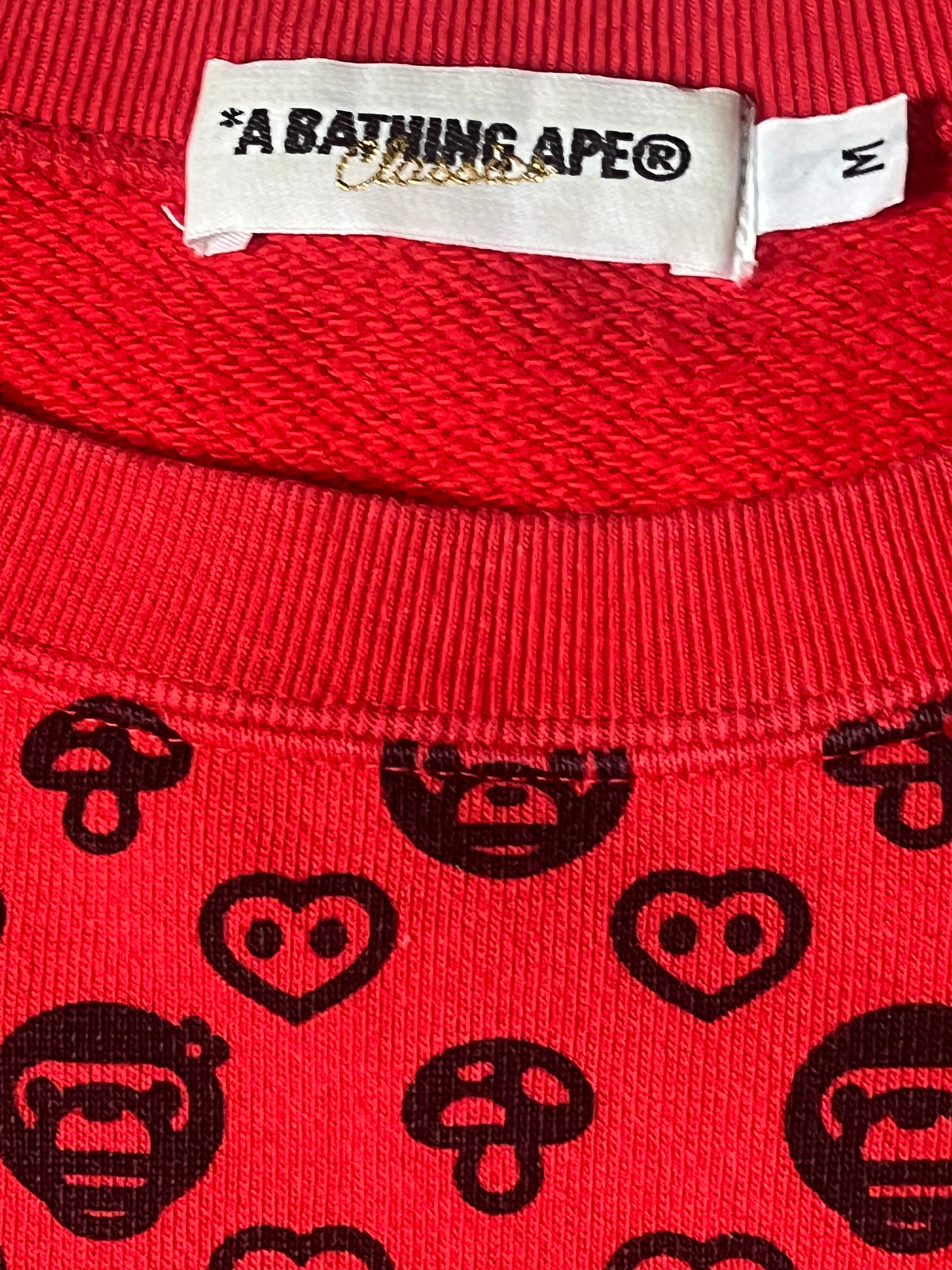 vintage BAPE a bathing ape sweater {M}