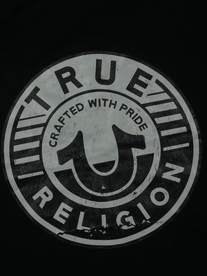 black True Religion hoodie {M}