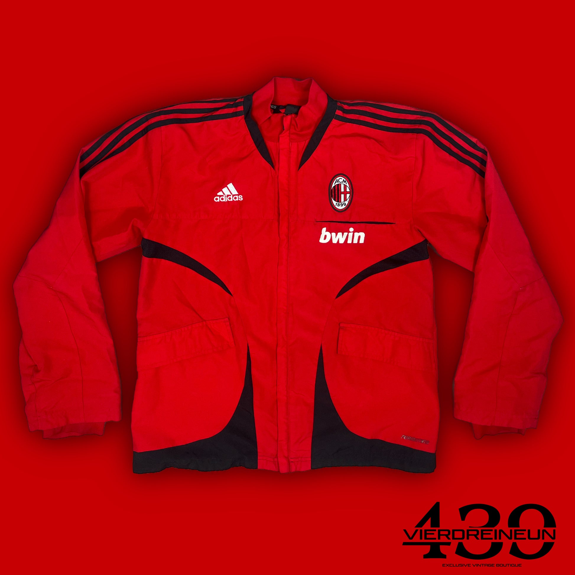 vintage Adidas Ac Milan windbreaker {L}