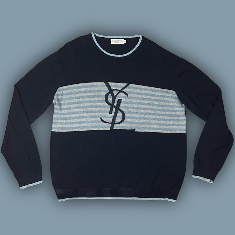 vintage Yves Saint Laurent knittedsweater {L}