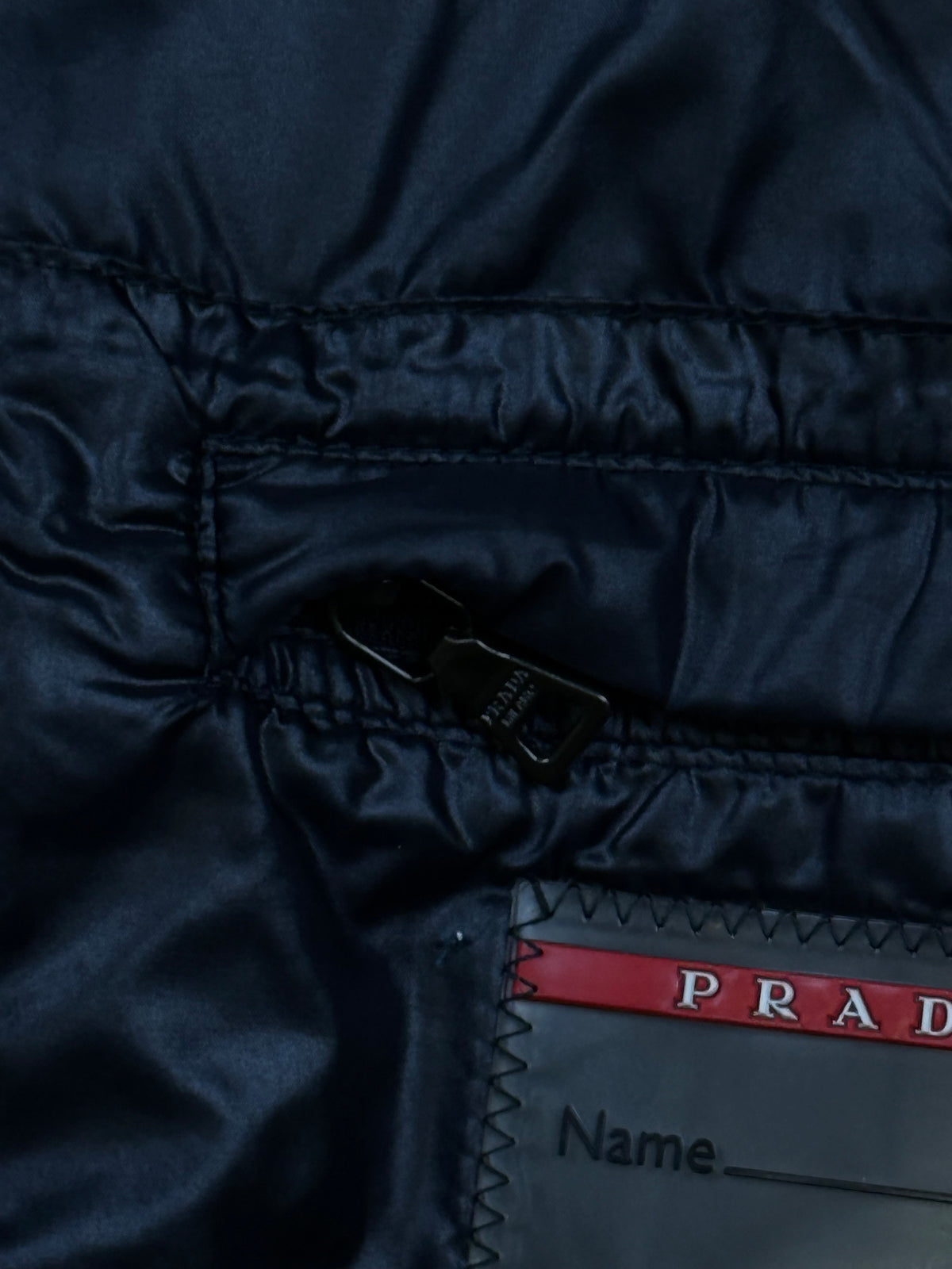 vintage black Prada vest