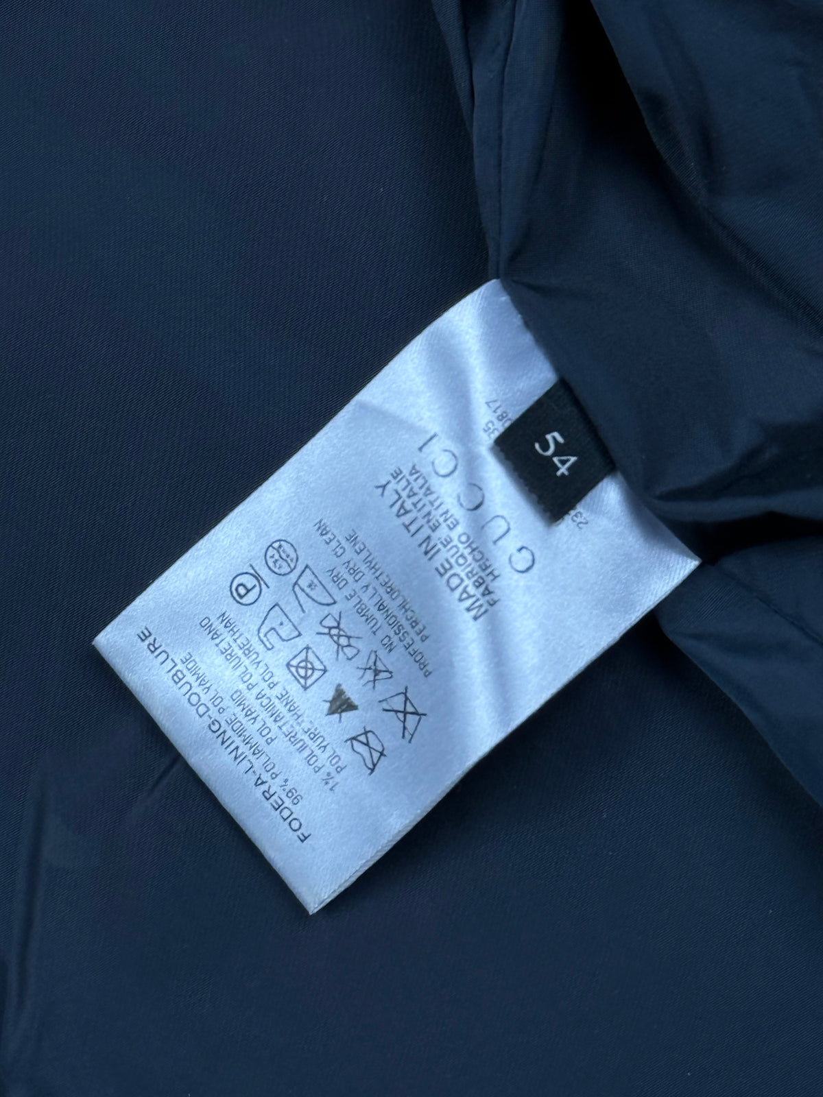 vintage navyblue Gucci windbreaker