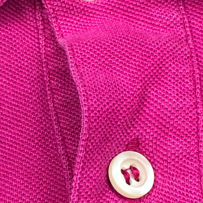 vintage pink Prada polo {M}