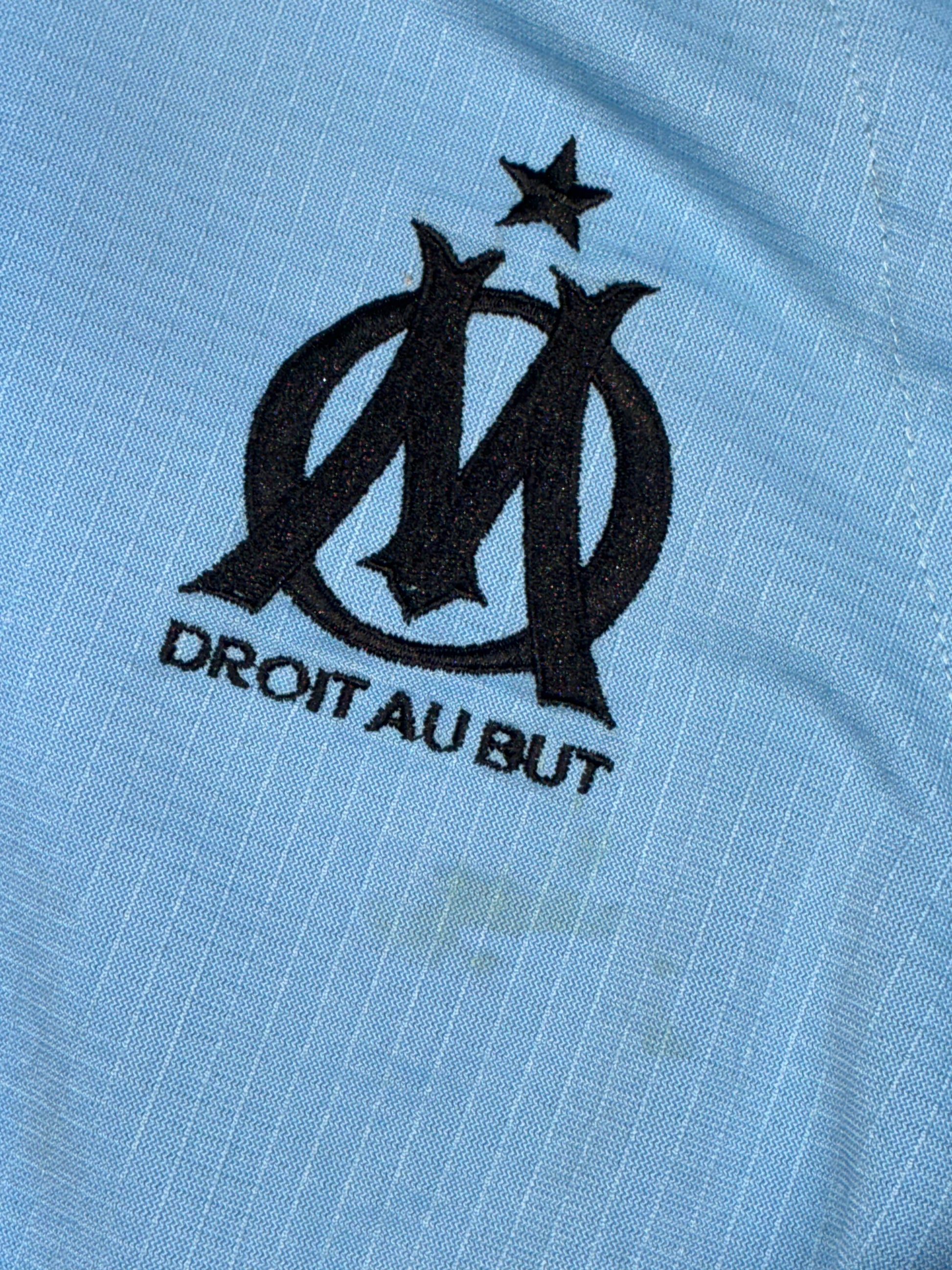 vintage babyblue Adidas Olympique Marseille sweater {S}