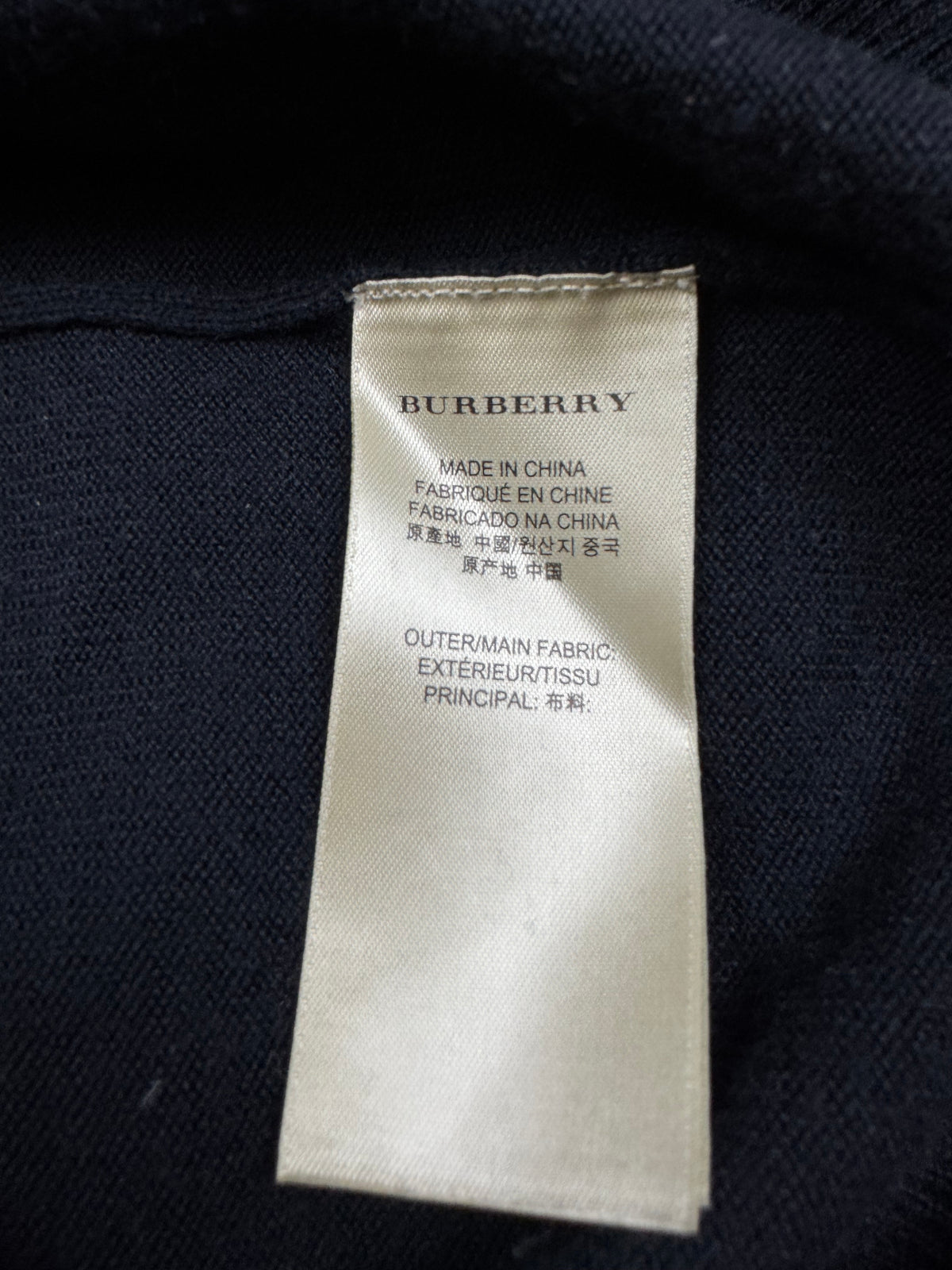 vintage Burberry quarterzip {M}