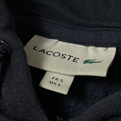 navyblue Lacoste hoodie {L}