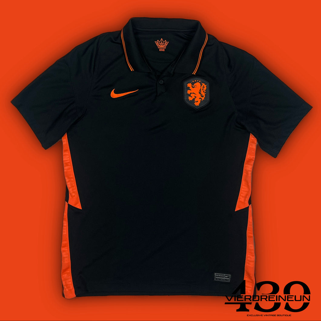 black Nike Netherlands 2020 away jersey {M}
