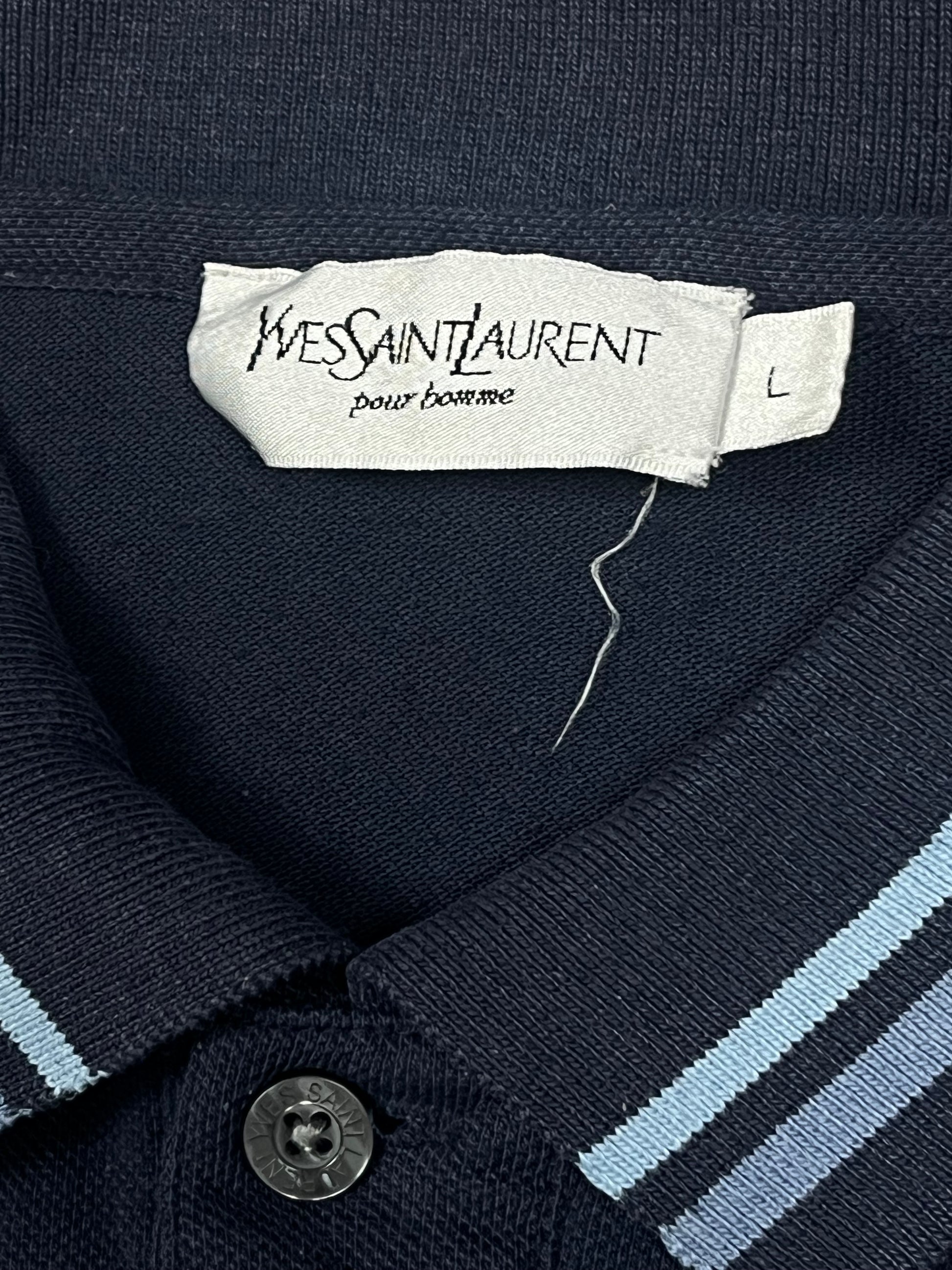 vintage YSL Yves Saint Laurent polo {L}