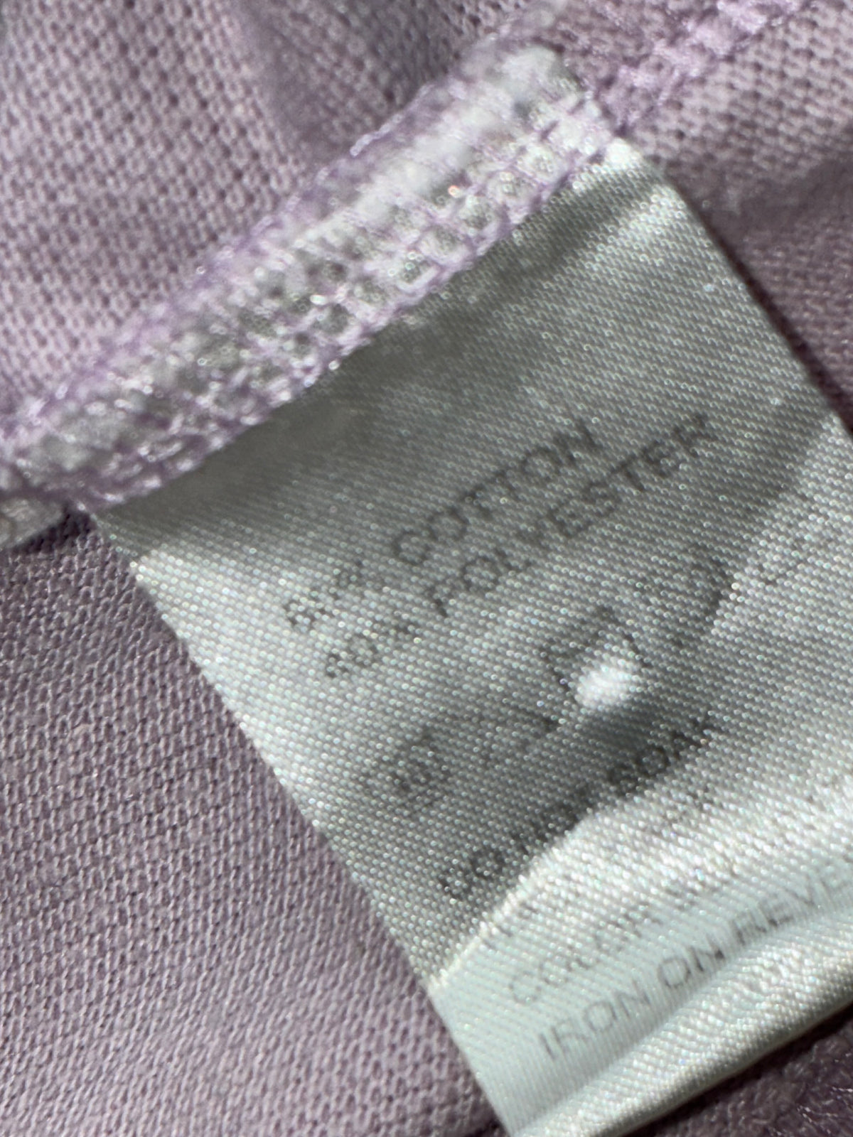 vintage YSL Yves Saint Laurent spellout polo {XL}