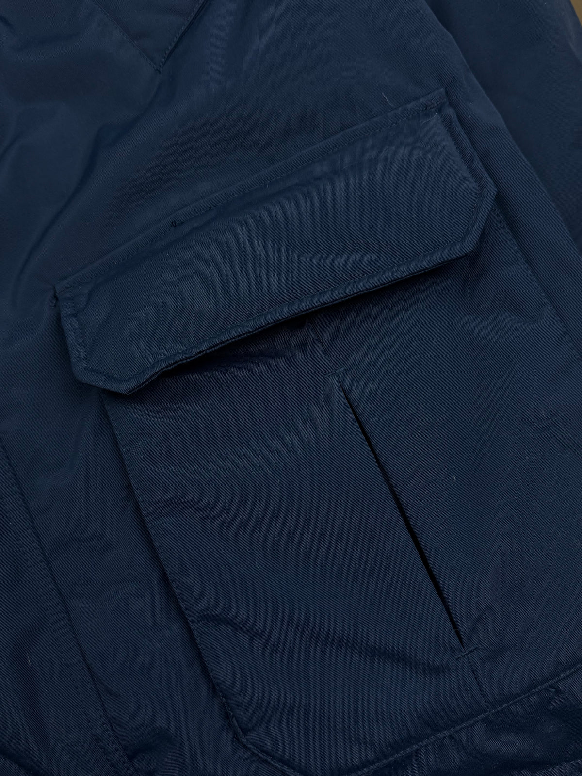 vintage Blauer winterjacket (real fur) {XL}