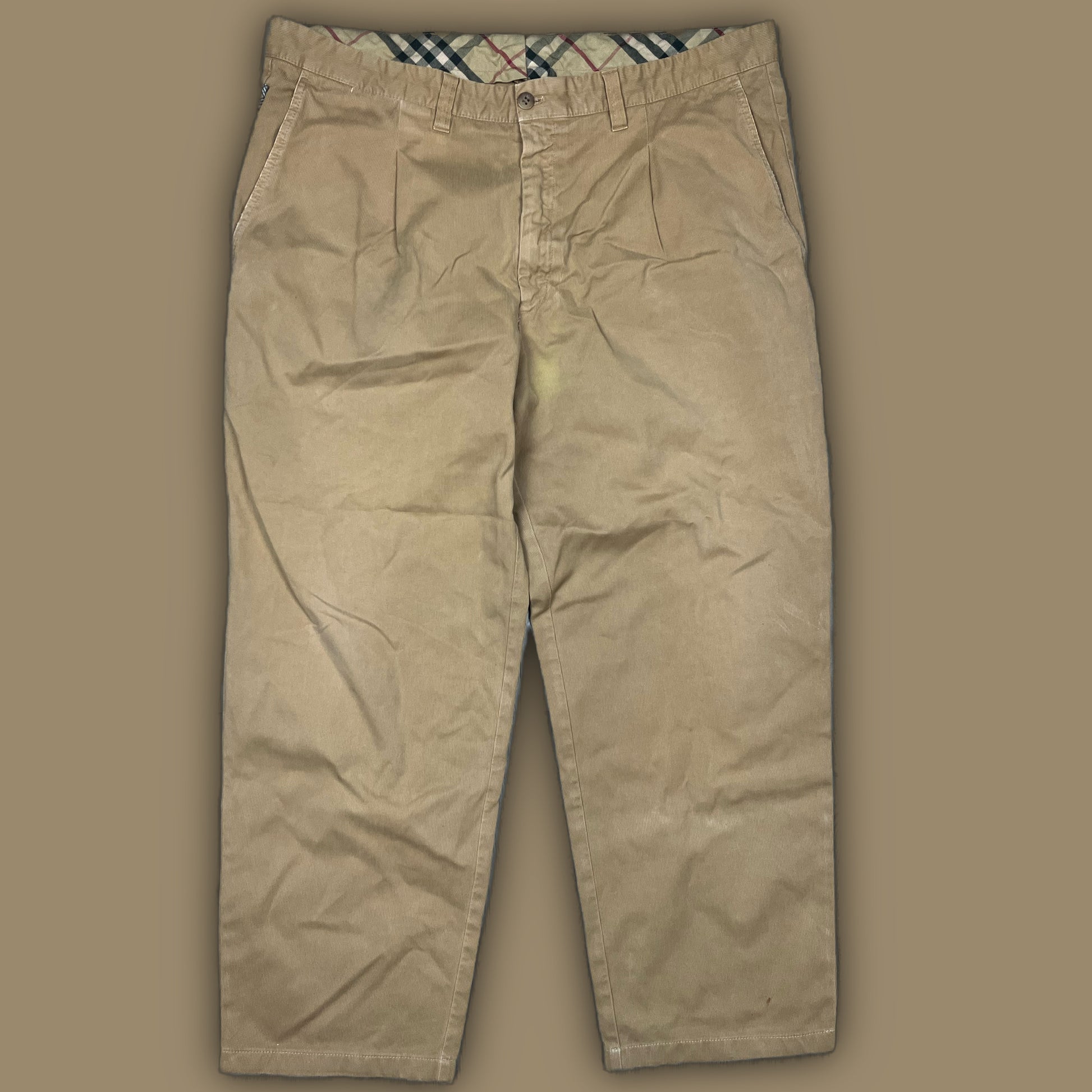 vintage Burberry cordpants {XL}