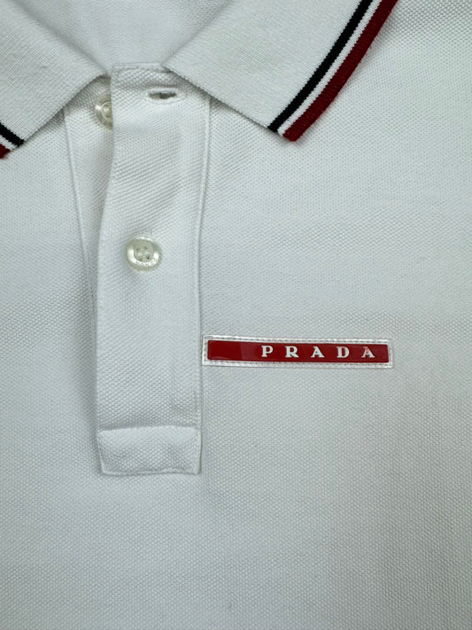 white Prada polo {M}