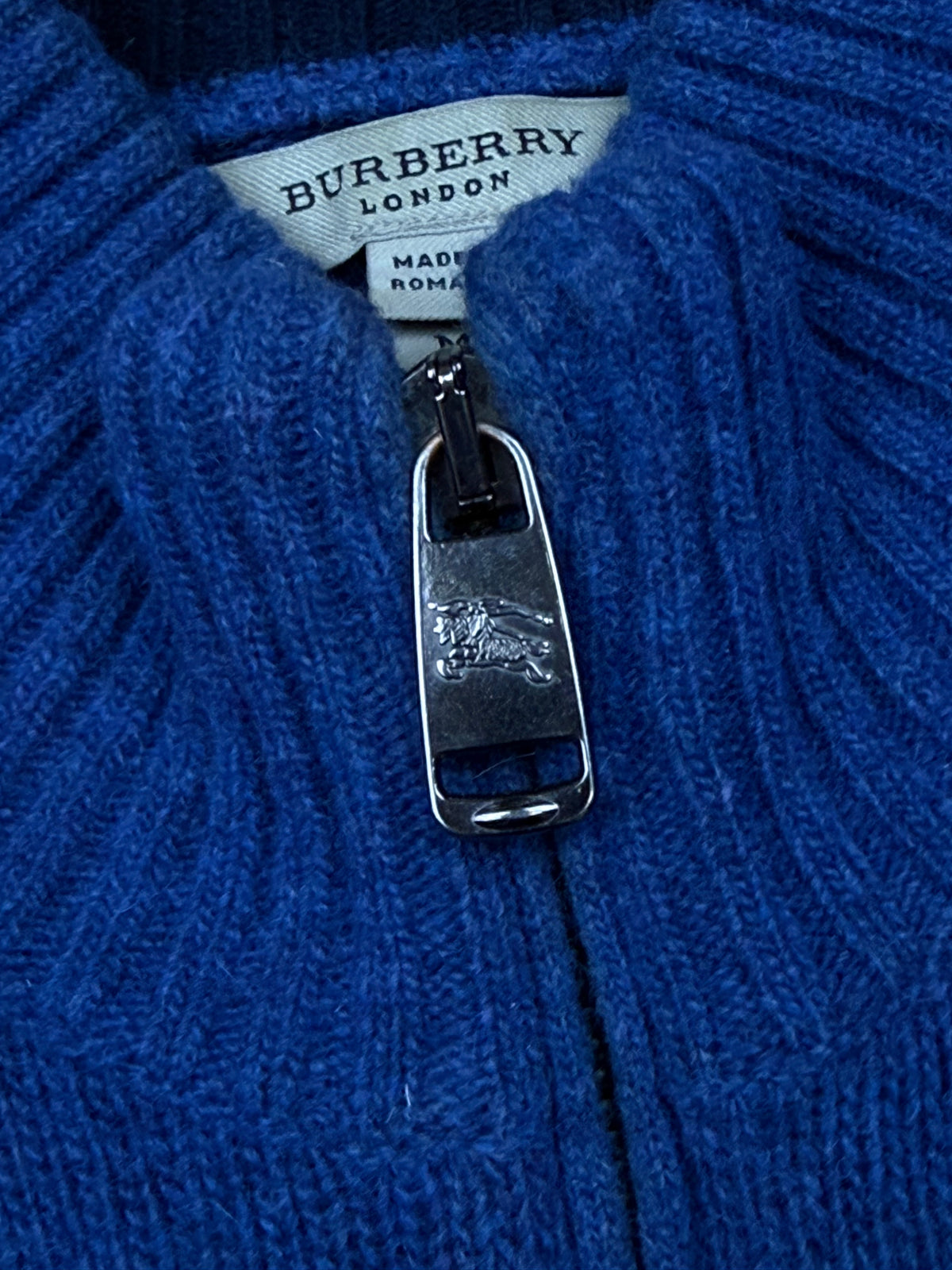 vintage Burberry sweatjacket {L}