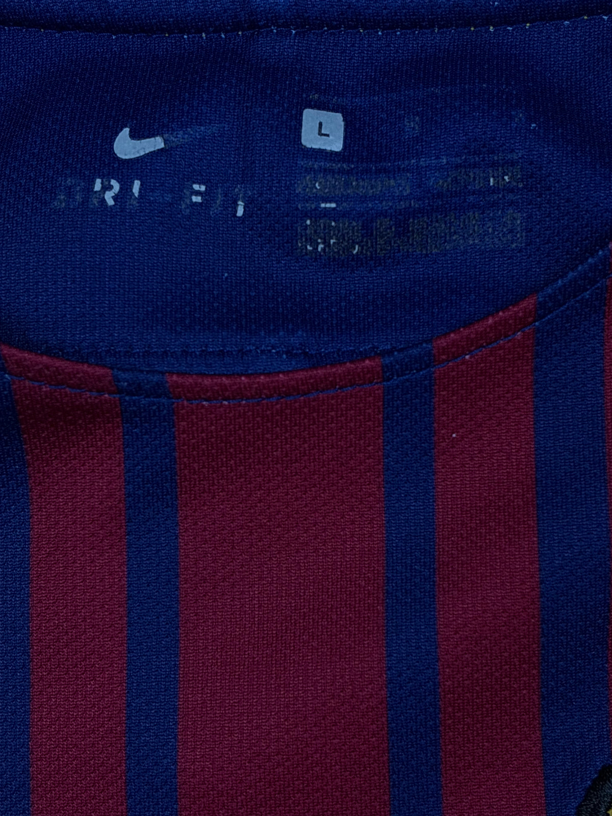navyblue Nike Fc Barcelona home jersey {XS}