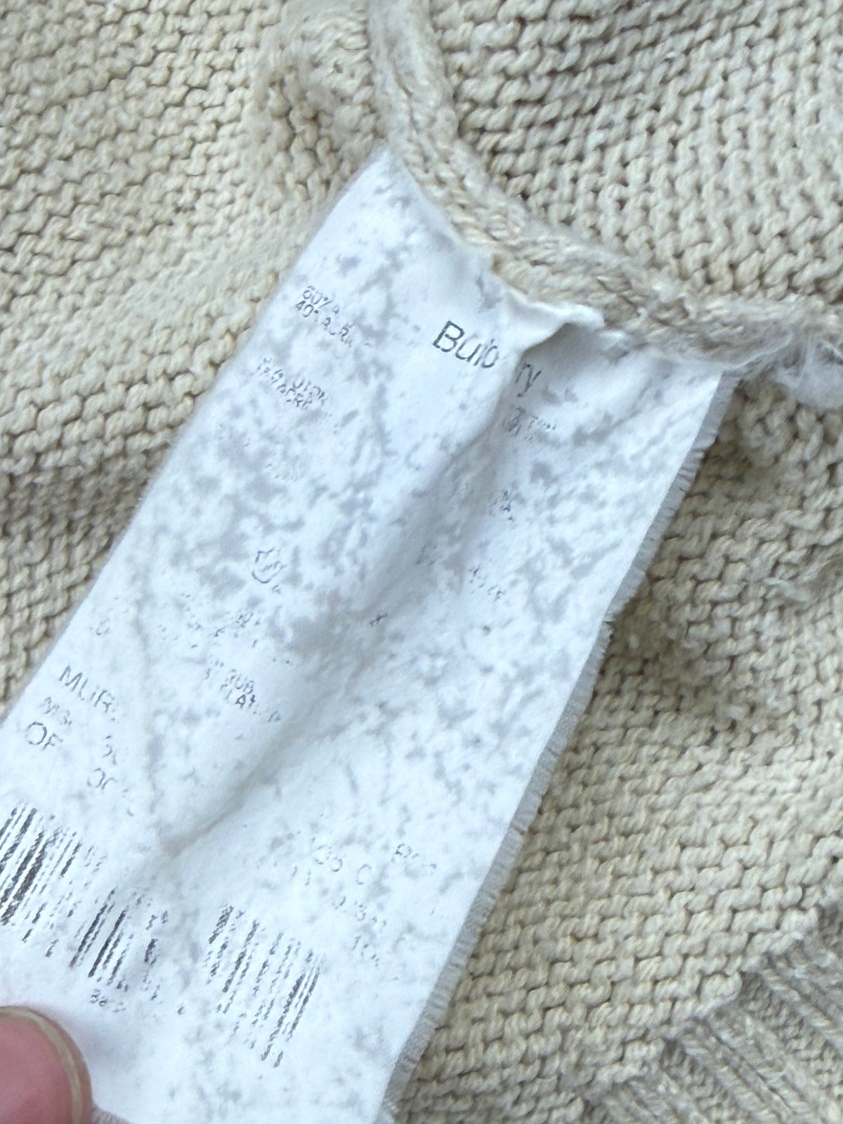vintage Burberry sweatjacket {L}