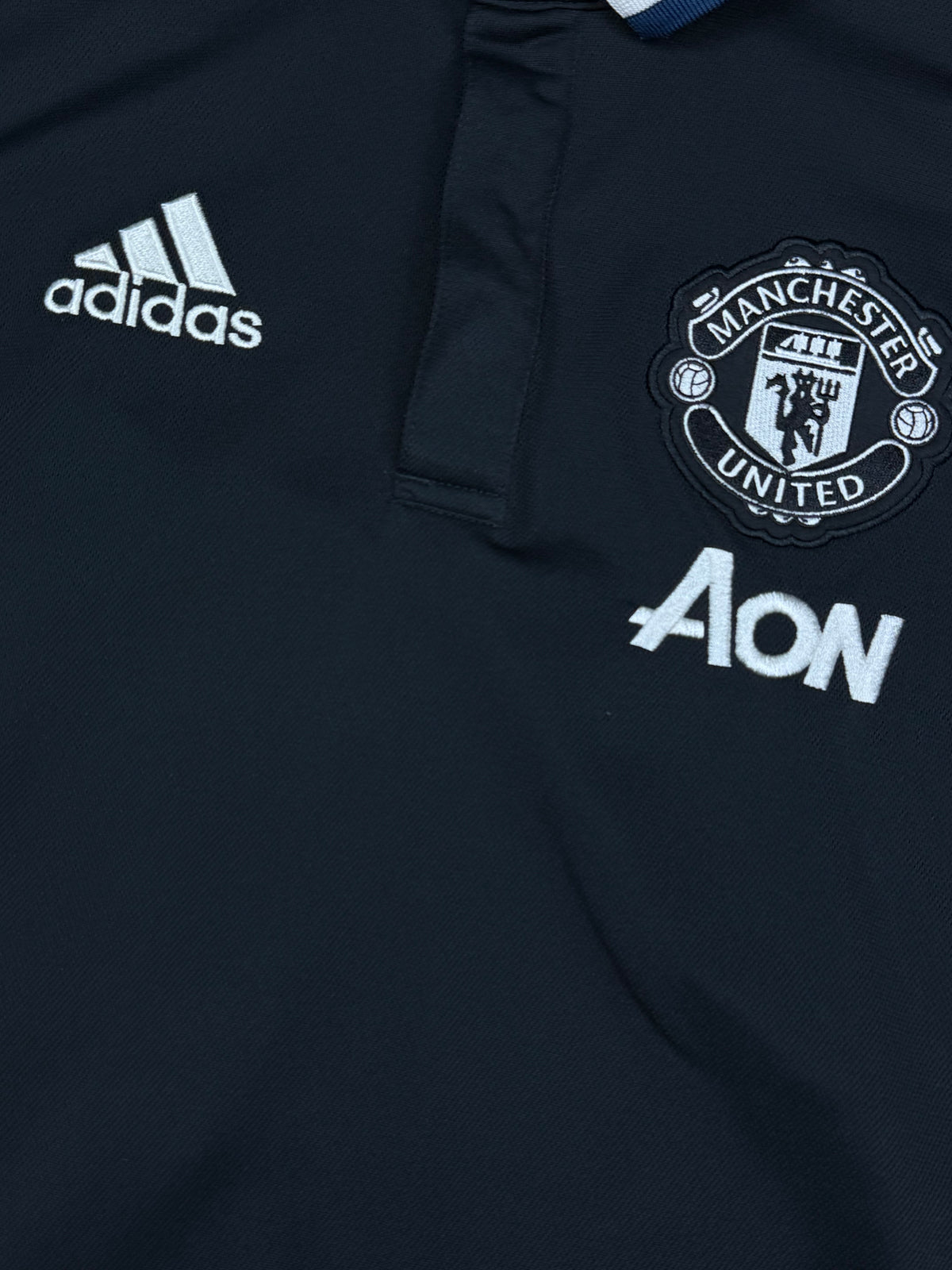 vintage Adidas Manchester United polo {S}