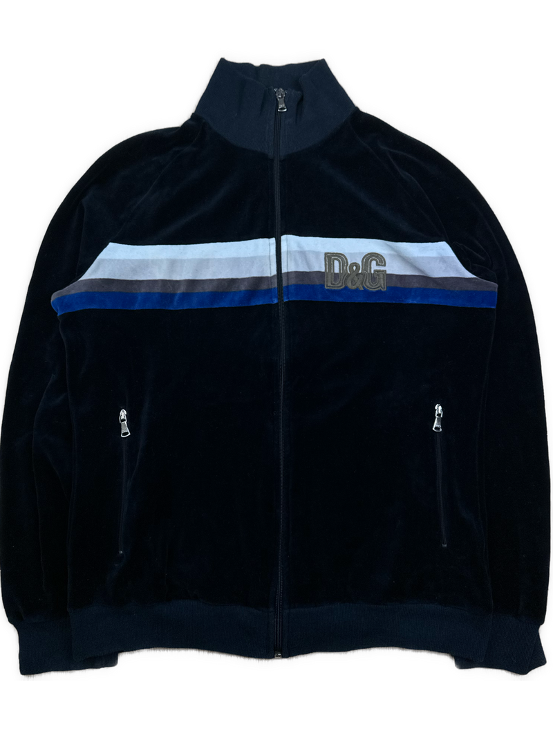vintage navyblue Dolce & Gabbana velour jacket