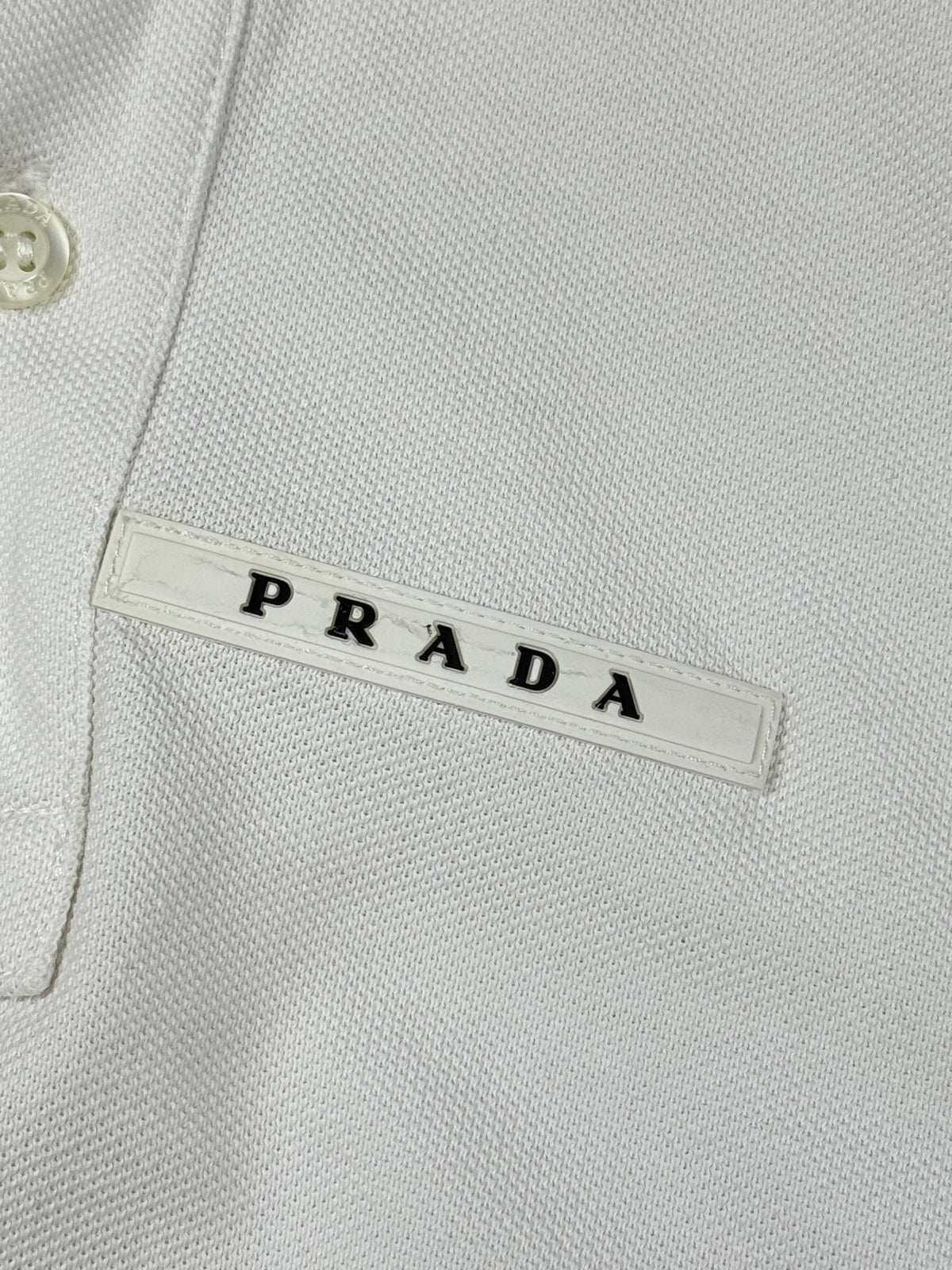 white Prada polo {M}