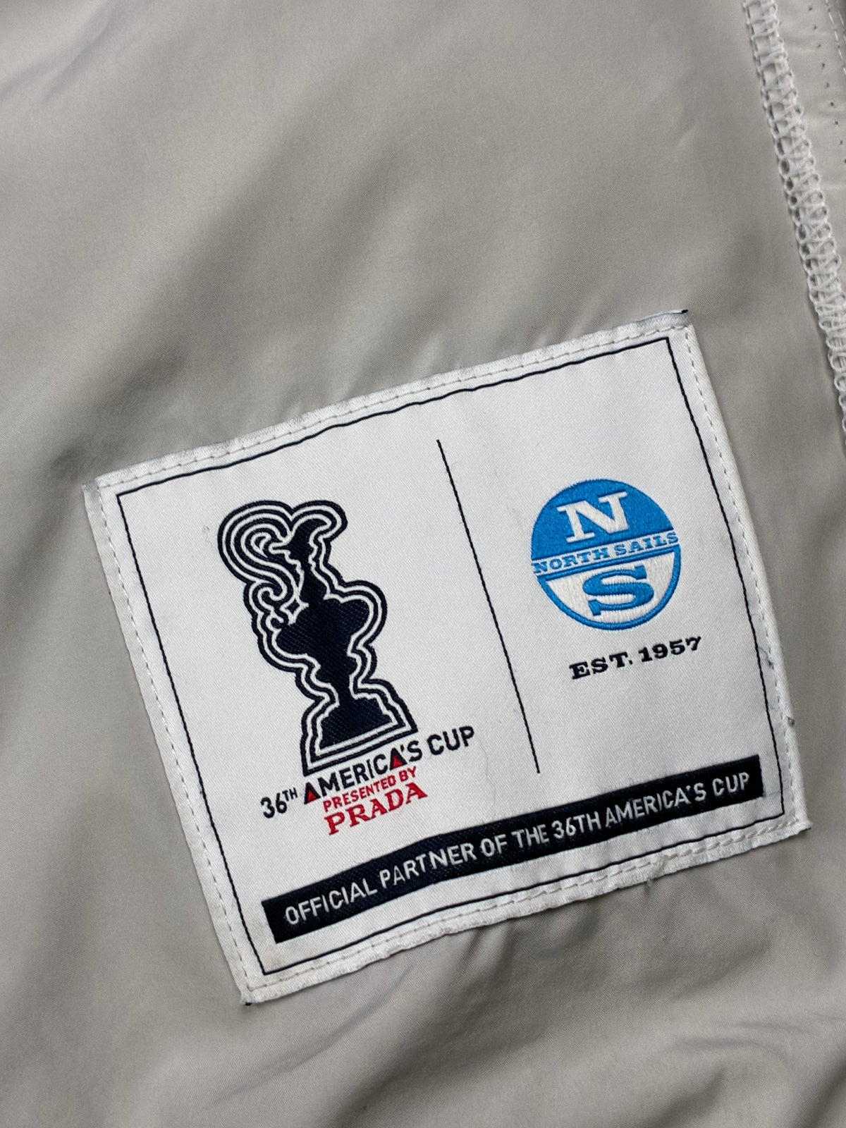vintage Prada Americas Cup 36 x North Sails vest {XL}