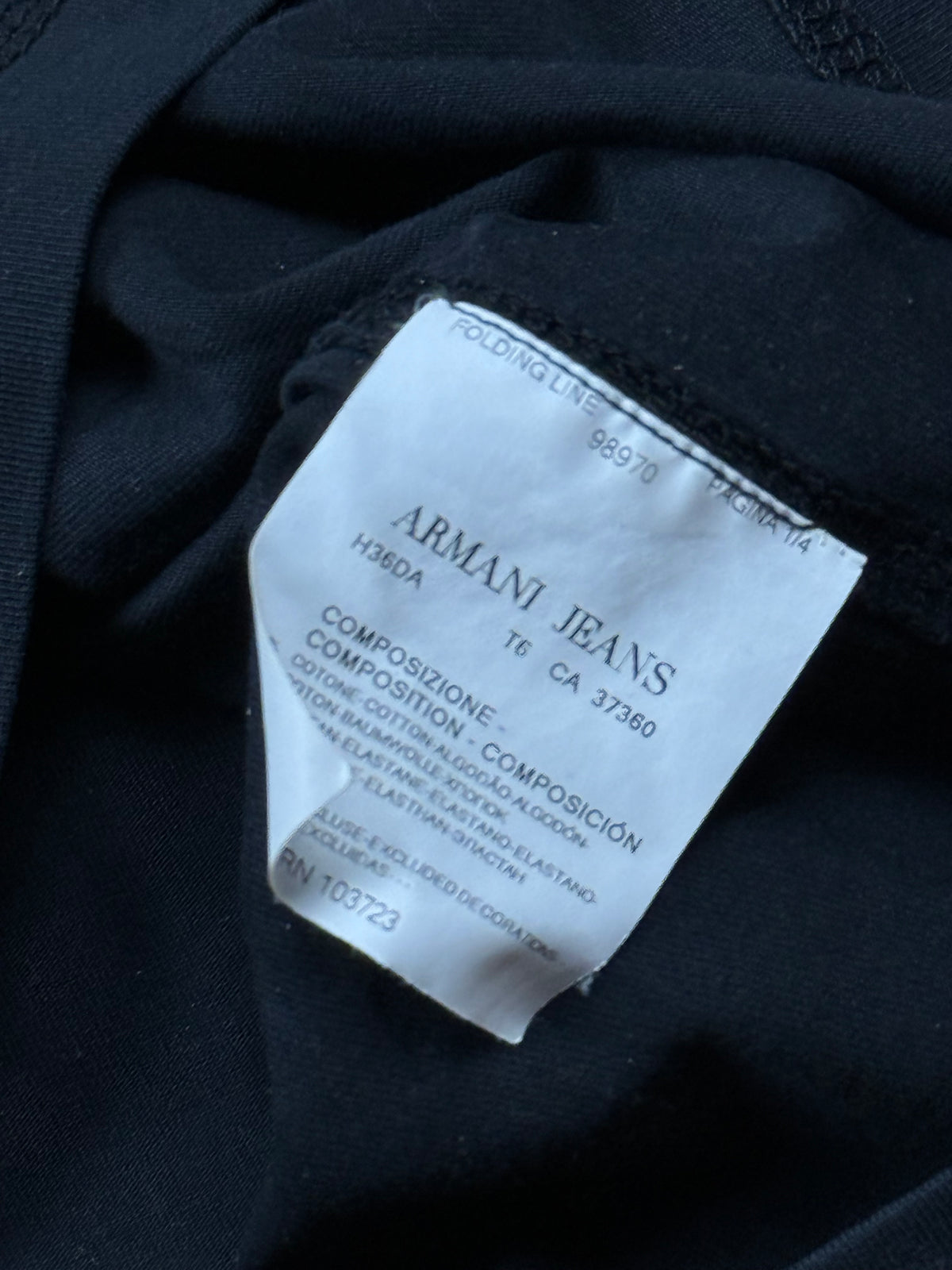 vintage Armani Jeans t-shirt