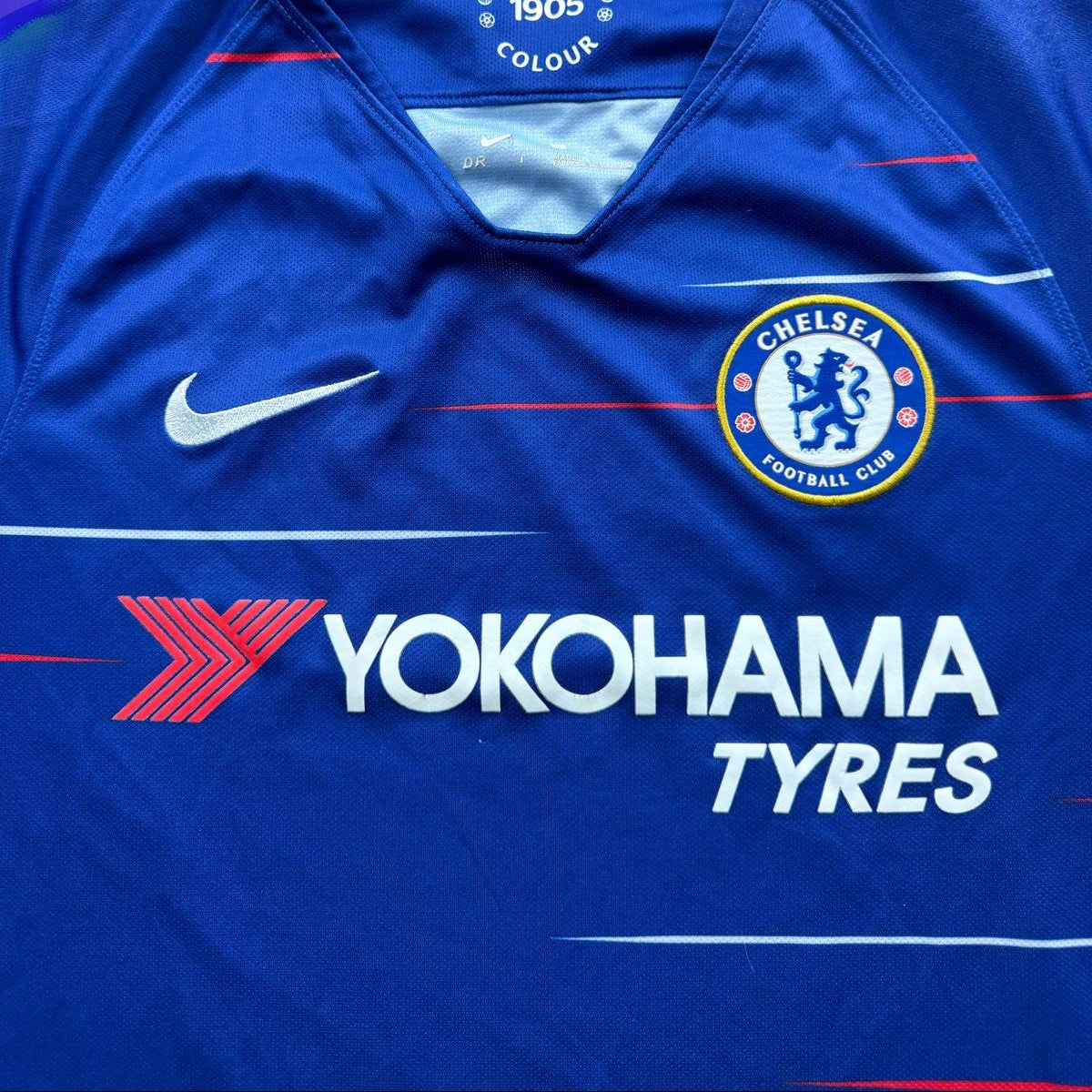 blue Nike Fc Chelsea home jersey {S}