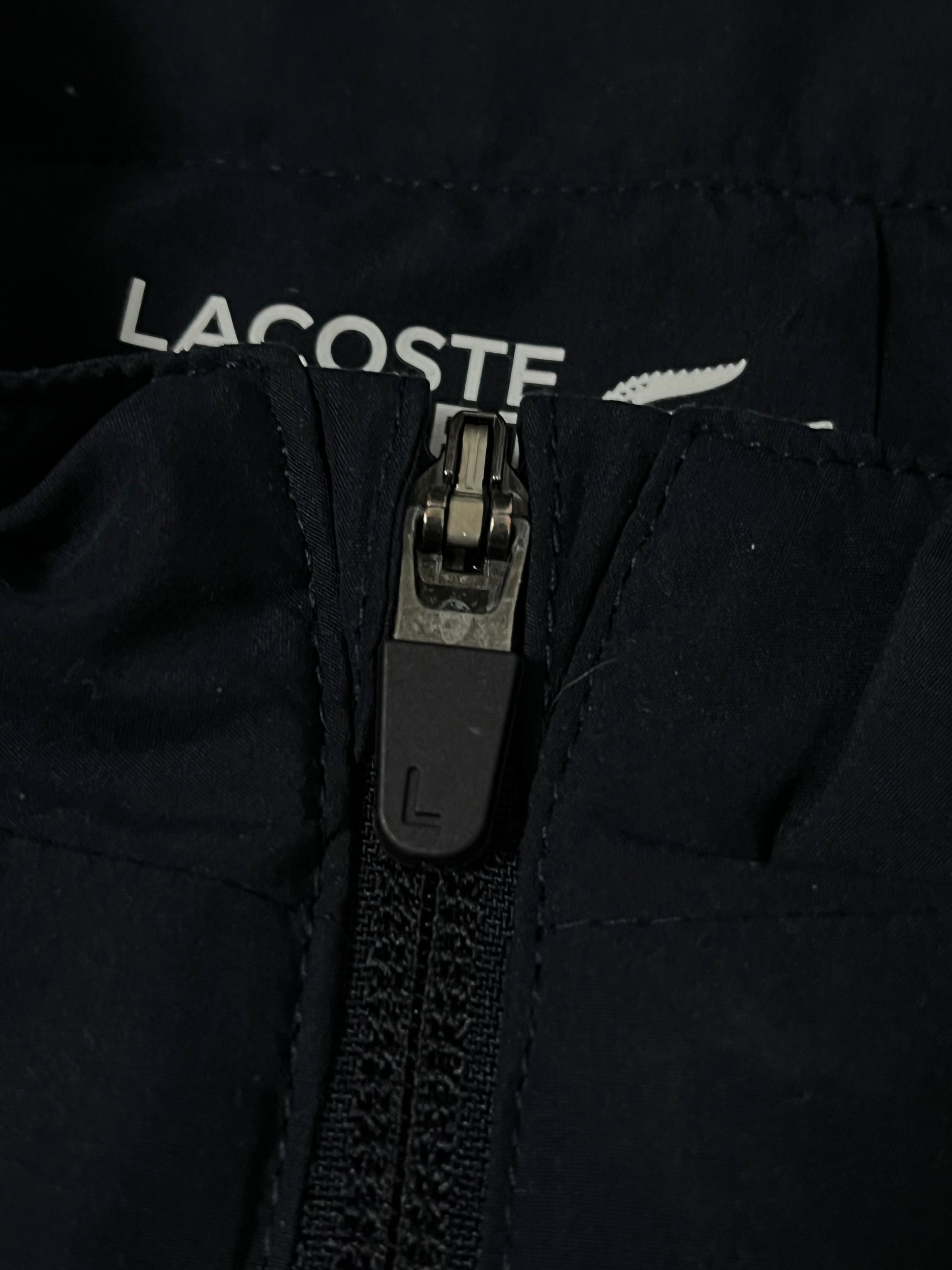 navyblue Lacoste windbreaker {S}