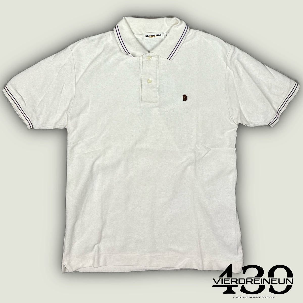 vintage BAPE a bathing ape polo {M}