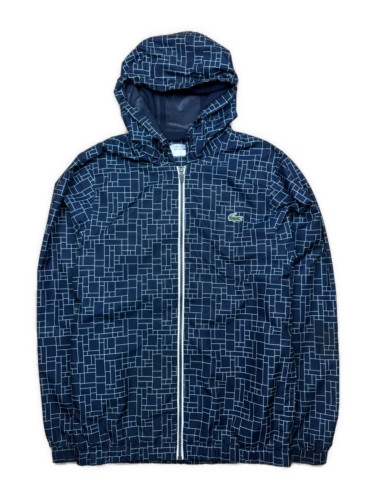 navyblue Lacoste windbreaker {L}