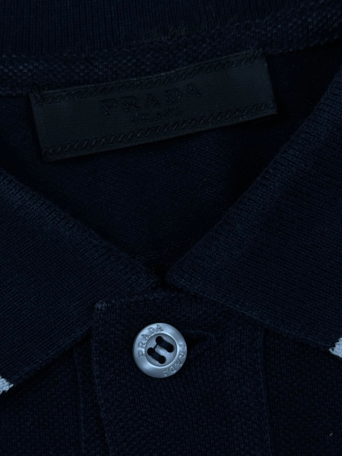 navyblue Prada polo {S}