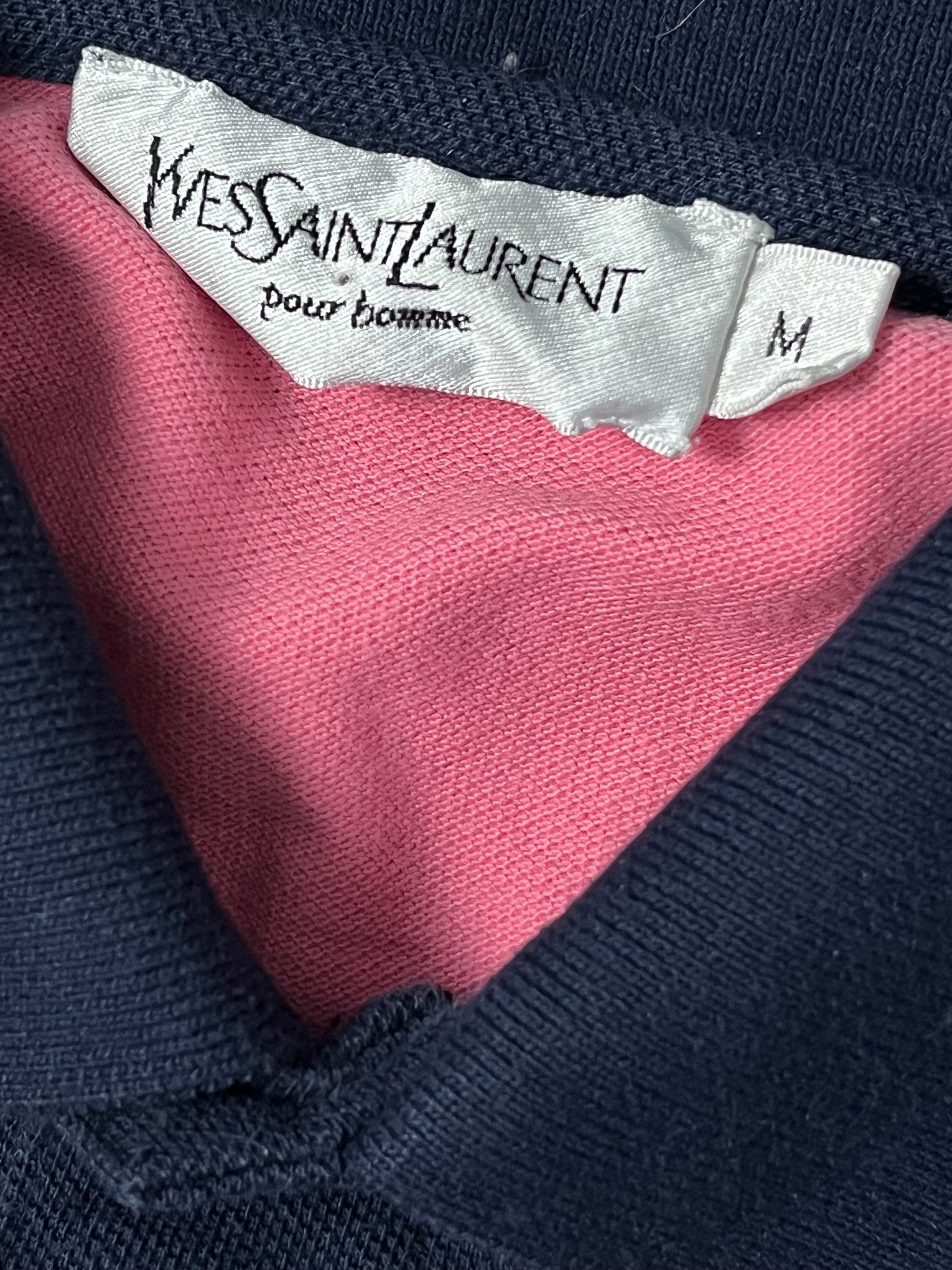 vintage Yves Saint Laurent spellout polo {M}