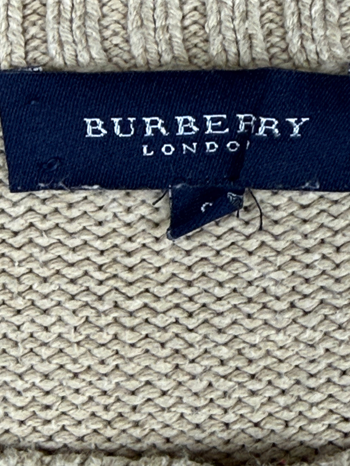 vintage Burberry knittedsweater {XL}
