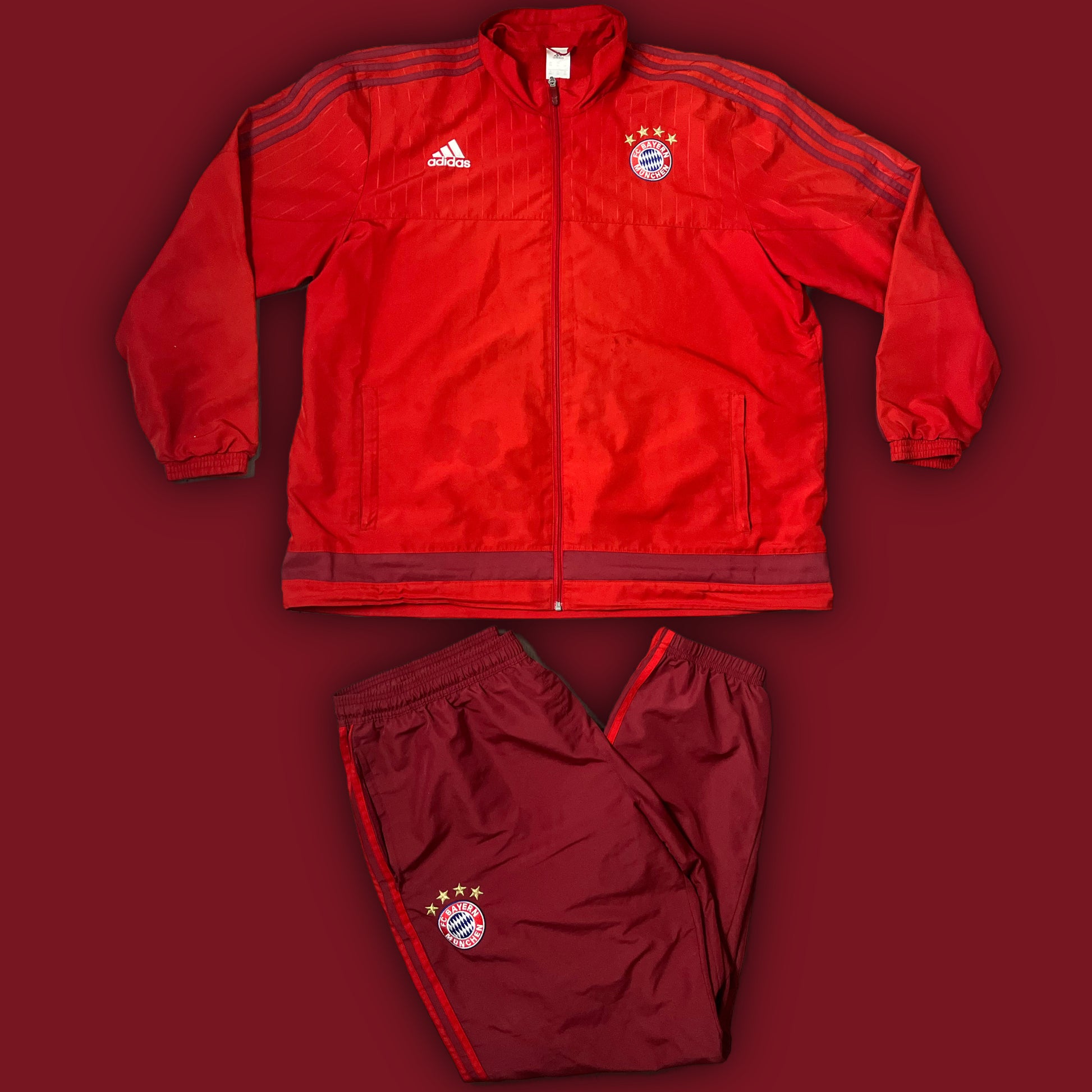 vintage Adidas Fc Bayern Munich tracksuit {XXL}