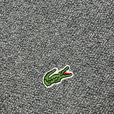 grey Lacoste sweatjacket {S}