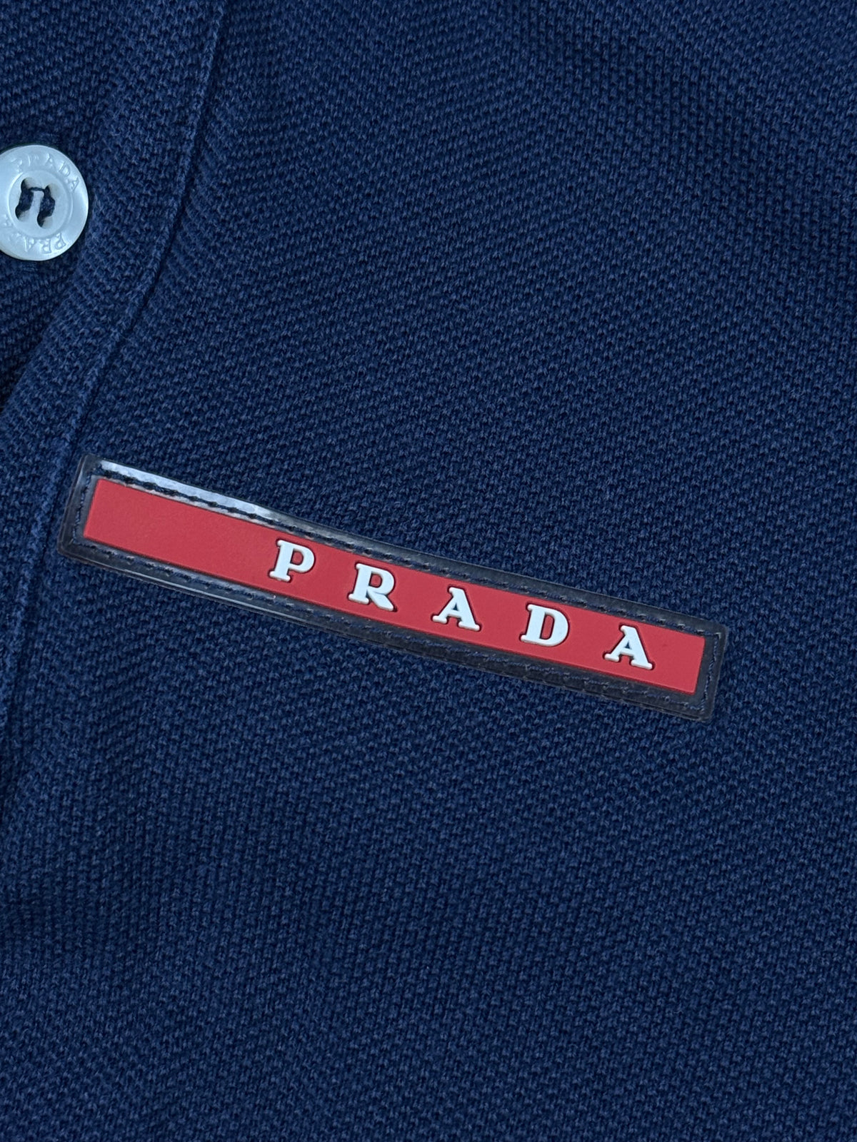 navyblue Prada polo {M}