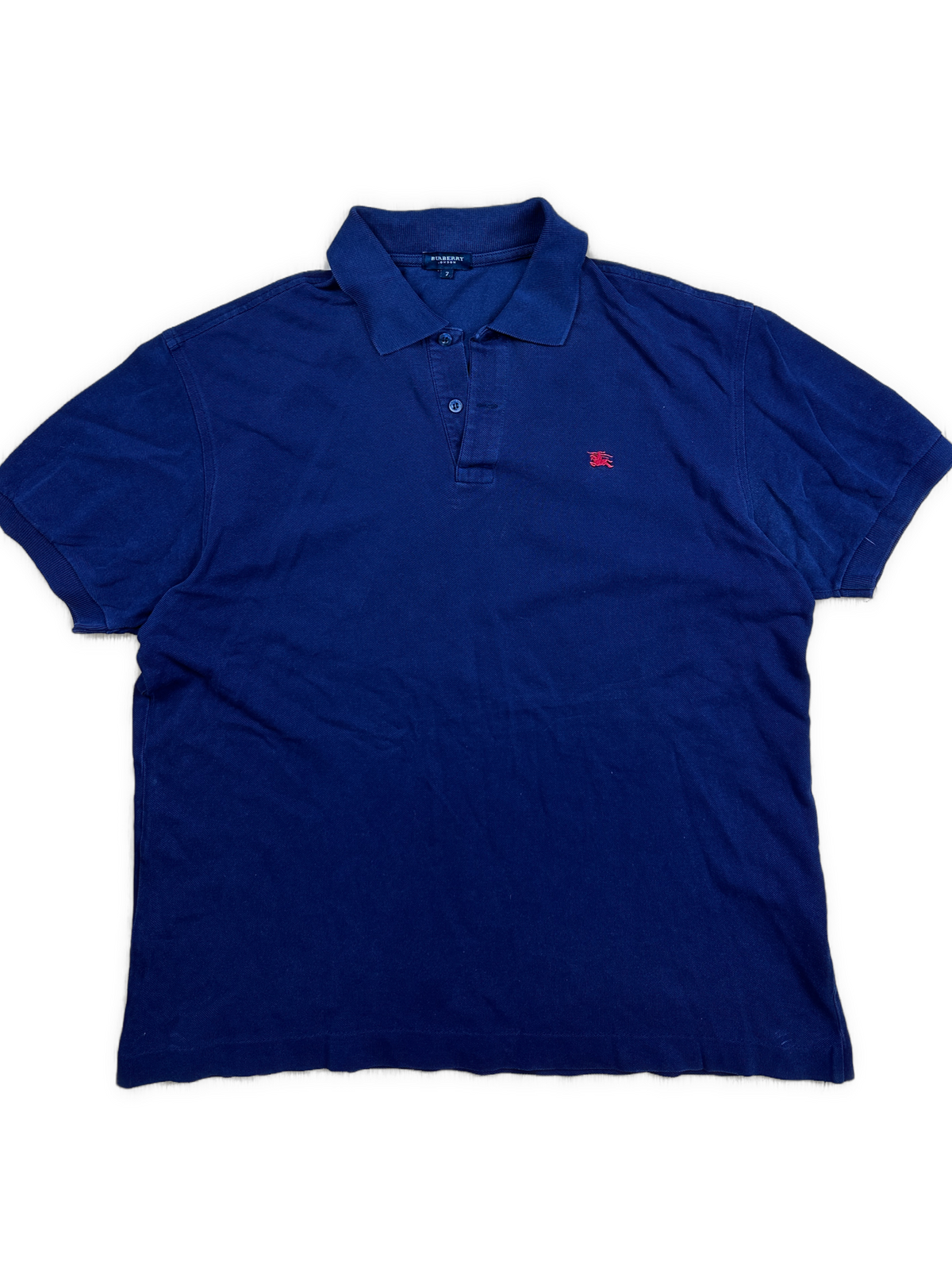vintage navyblue Burberry polo {XL}