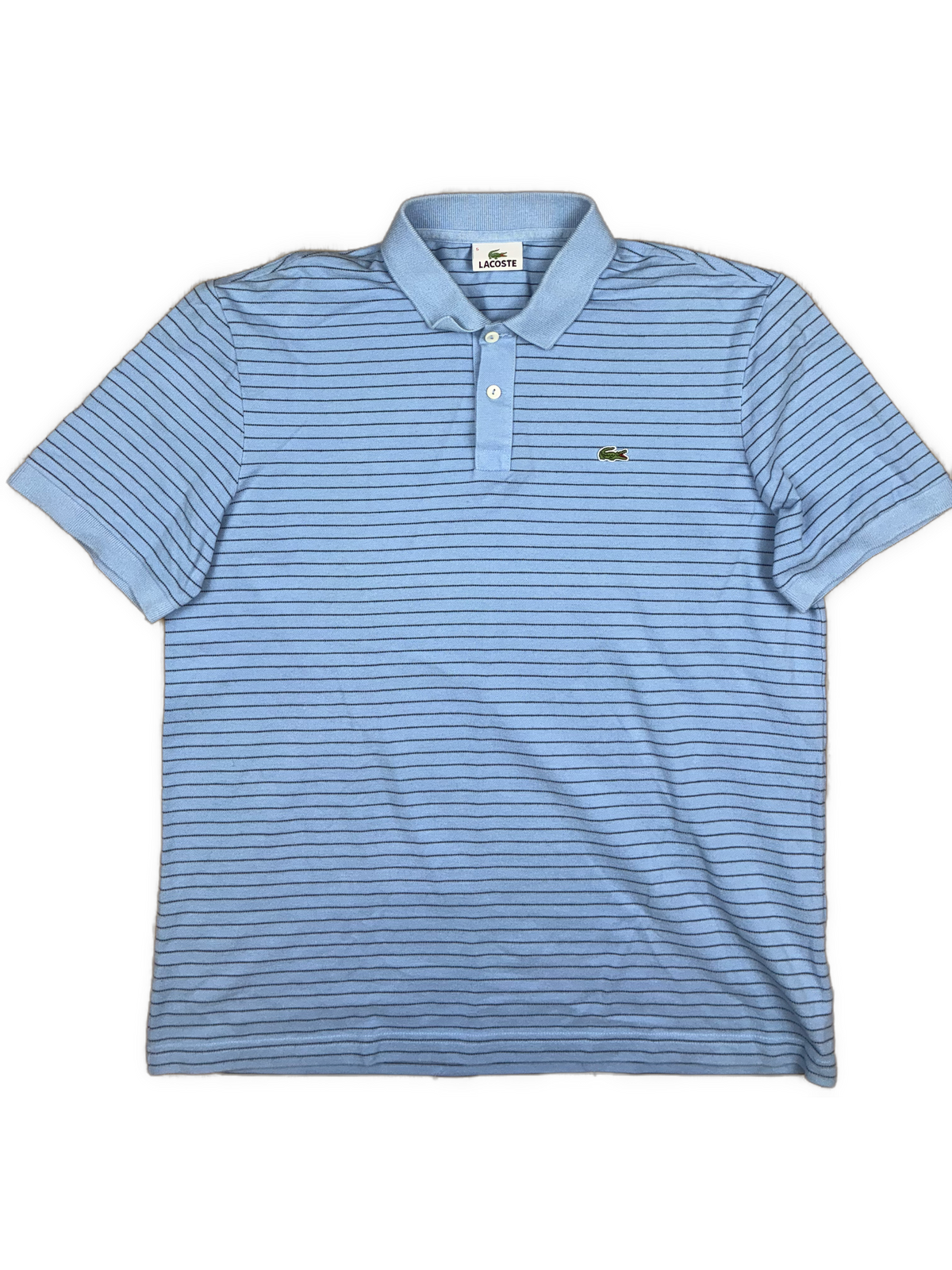 vintage babyblue Lacoste polo {L}