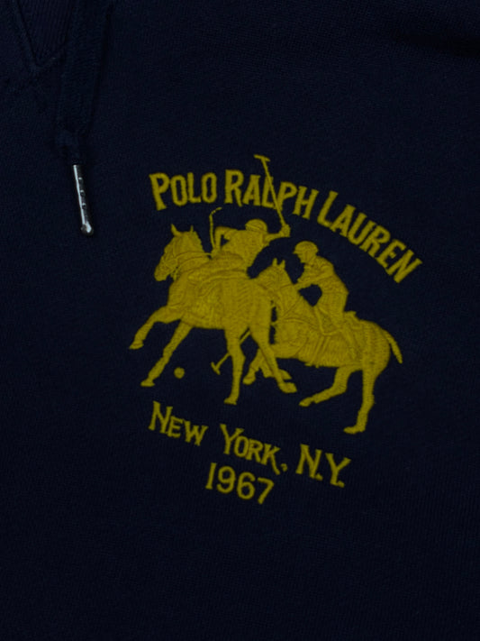 vintage navyblue Polo Ralph Lauren hoodie {L}