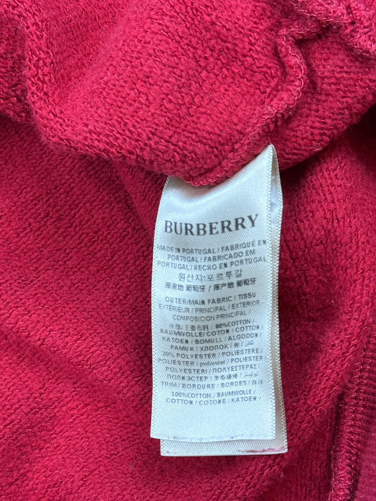 vintage Burberry hoodie {L}
