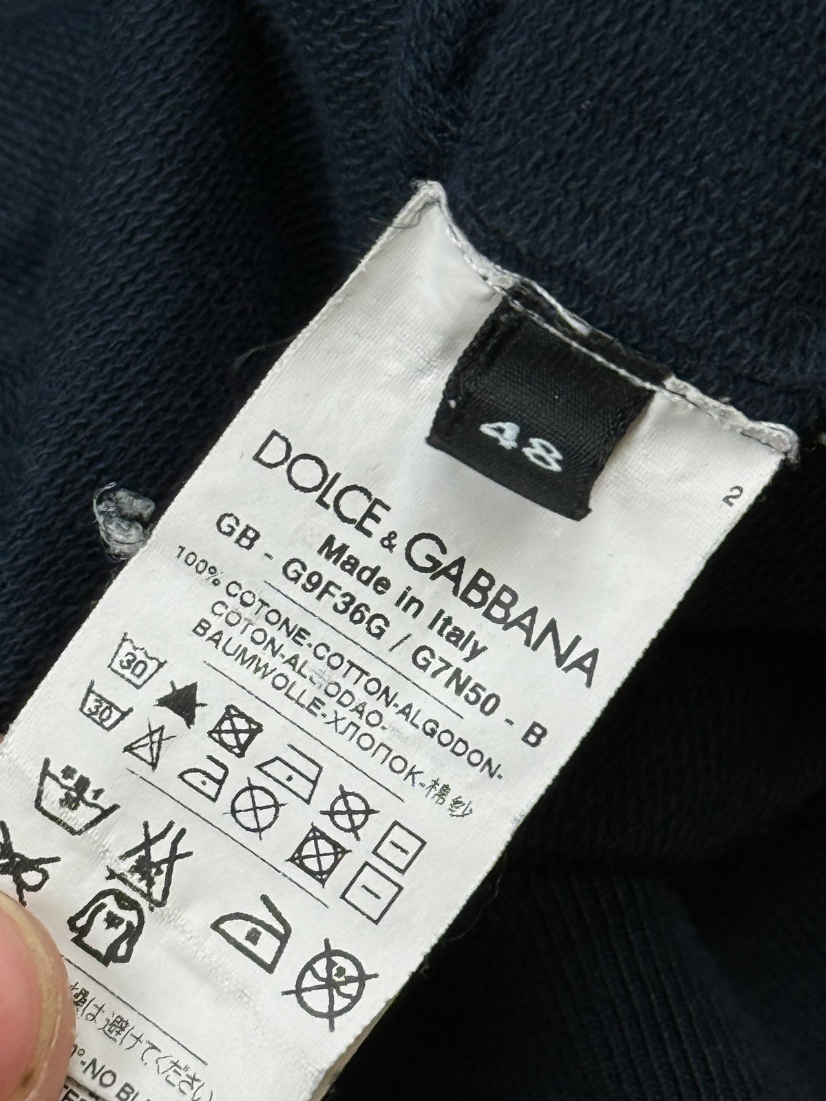 vintage Dolce & Gabbana quarterzip