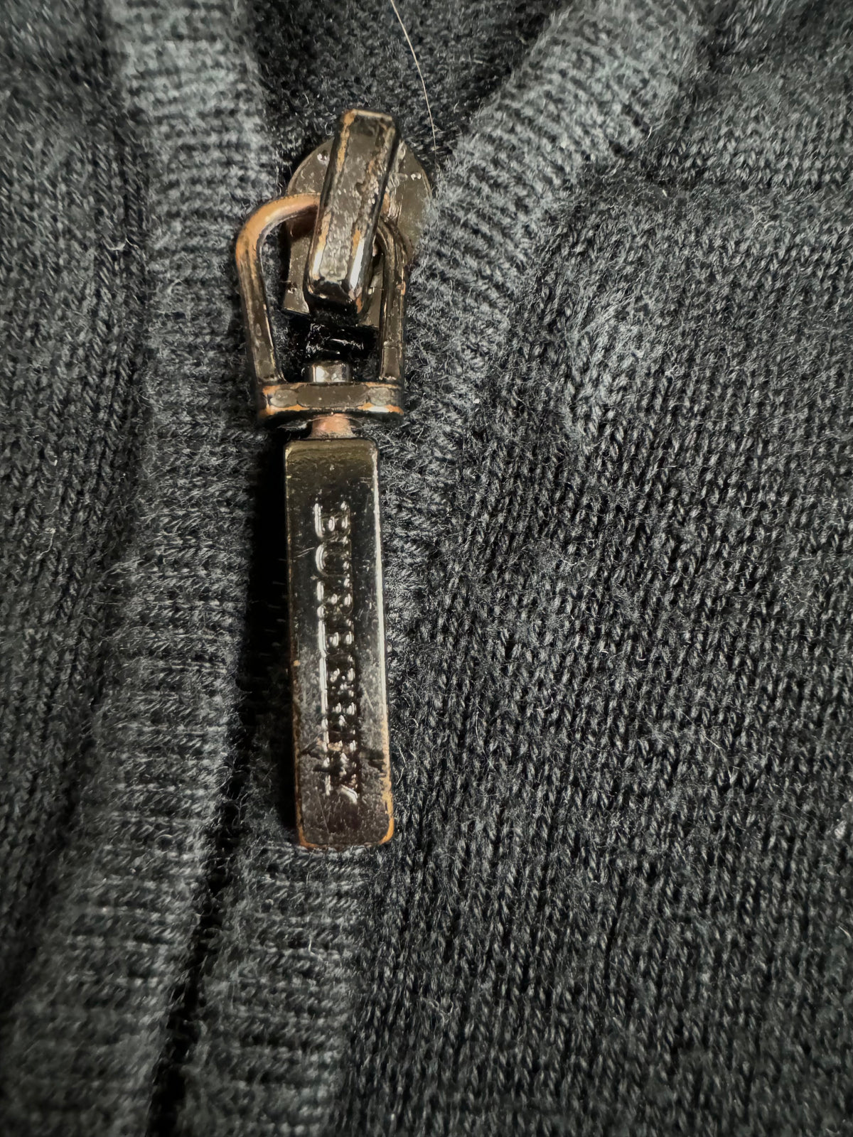 vintage Burberry sweatjacket {XS}