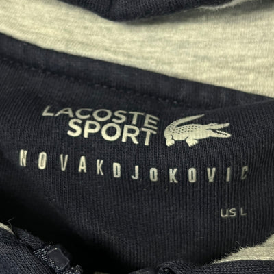 navyblue Lacoste Nova Djokovic sweatjacket {M}