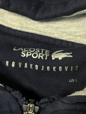 navyblue Lacoste Nova Djokovic sweatjacket {M}