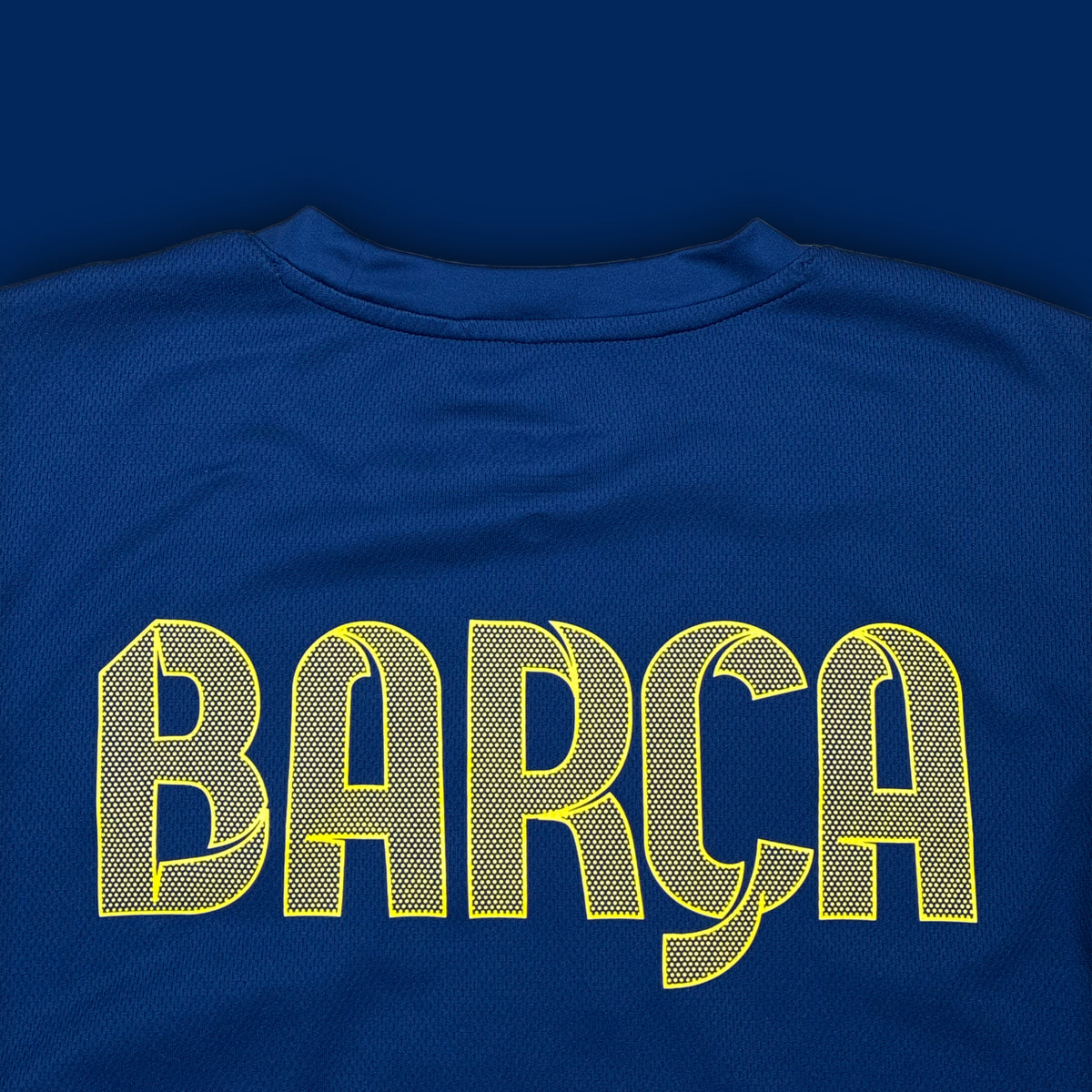 vintage Nike Fc Barcelona trainingjersey {M}