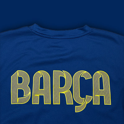 vintage Nike Fc Barcelona trainingjersey {M}